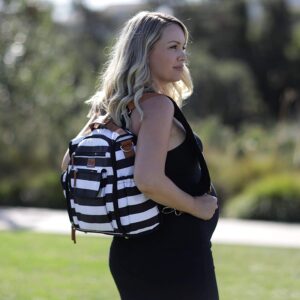 Blissly Convertible Baby Diaper Bag Tote, Stylish and Trendy