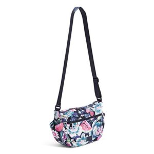 Vera Bradley Women's Recycled Lighten Up Reactive on the Go Crossbody Purse, Garden Picnic, One Size