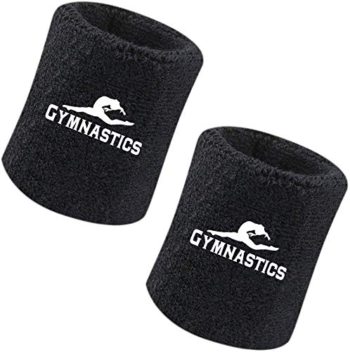 Gymnastics Wristbands Sweatband for Grips 4" X 2.75" (1 Pair)