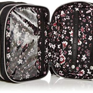 Vera Bradley Women's Performance Twill Jewelry Organizer Train Case, Black, One Size