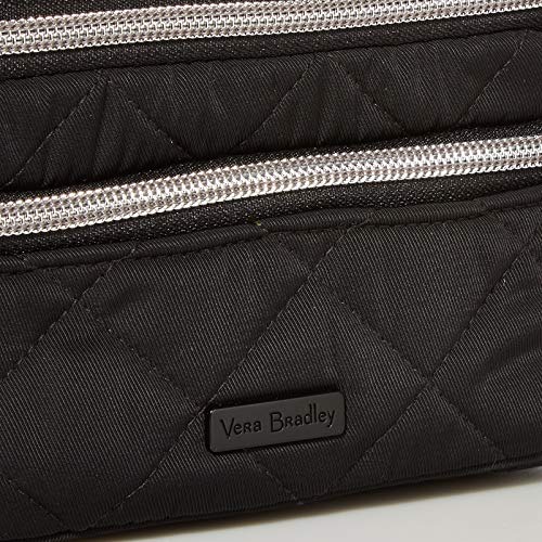 Vera Bradley Women's Performance Twill Jewelry Organizer Train Case, Black, One Size