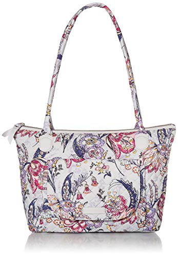 Vera Bradley Women's Cotton Carson East West Tote Bag, Hummingbird Park, One Size