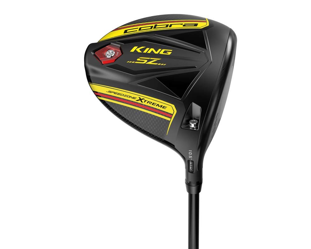 Cobra Golf 2020 Speedzone Extreme Driver Black-Yellow (Men's, Right Hand, Project X Hzrdus Smoke Yellow 60, Stiff Flex 6.0, 9.0)