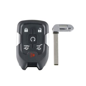 WFMJ for Chevy Chevrolet Tahoe Suburban GMC Yukon HYQ1AA Keyless Entry 6 Buttons Remote Key Case Shell Fob