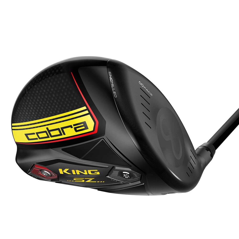 Cobra Golf 2020 Speedzone Driver Black-Yellow (Men's, Right Hand, Project X Hzrdus Smoke Yellow 60, Stiff Flex 6.0, 9.0)