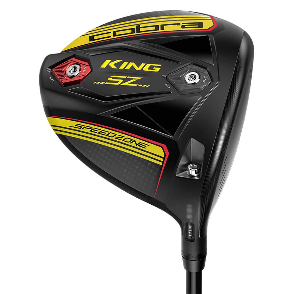 Cobra Golf 2020 Speedzone Driver Black-Yellow (Men's, Right Hand, Project X Hzrdus Smoke Yellow 60, Stiff Flex 6.0, 9.0)