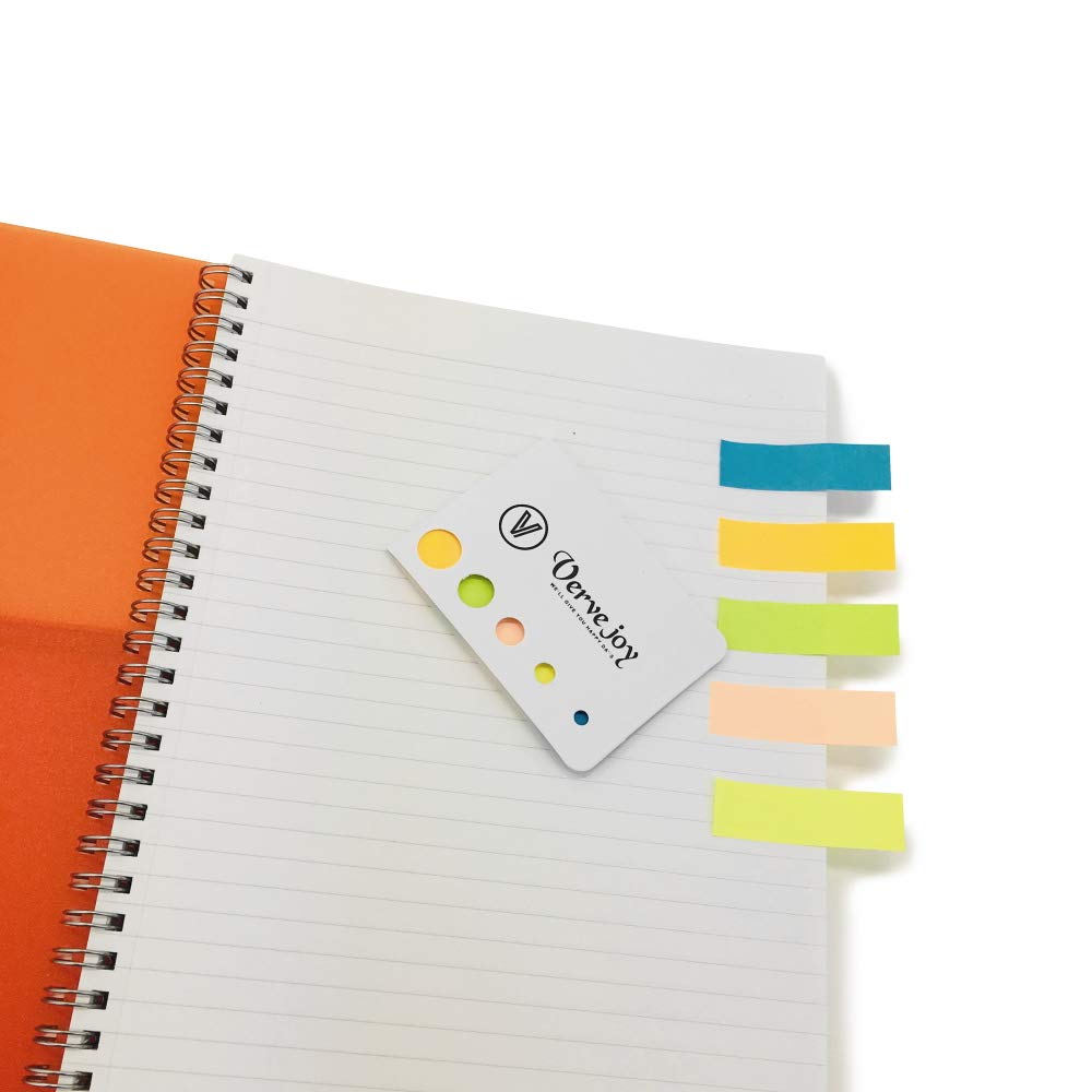 KOKUYO Color Tag B5 Notebook, Ring Notes Series, 5 Colors and Sticky Note value set