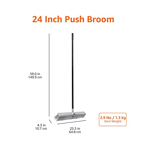 AmazonCommercial 24" Push Broom Kit - 1-pack