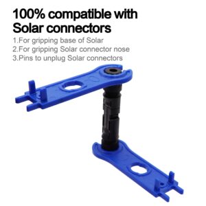 Ruikarhop Solar Connectors Y Branch 1 to 2 Parallel Adapter Cable Wire Plug Tool Kit for Solar Panel