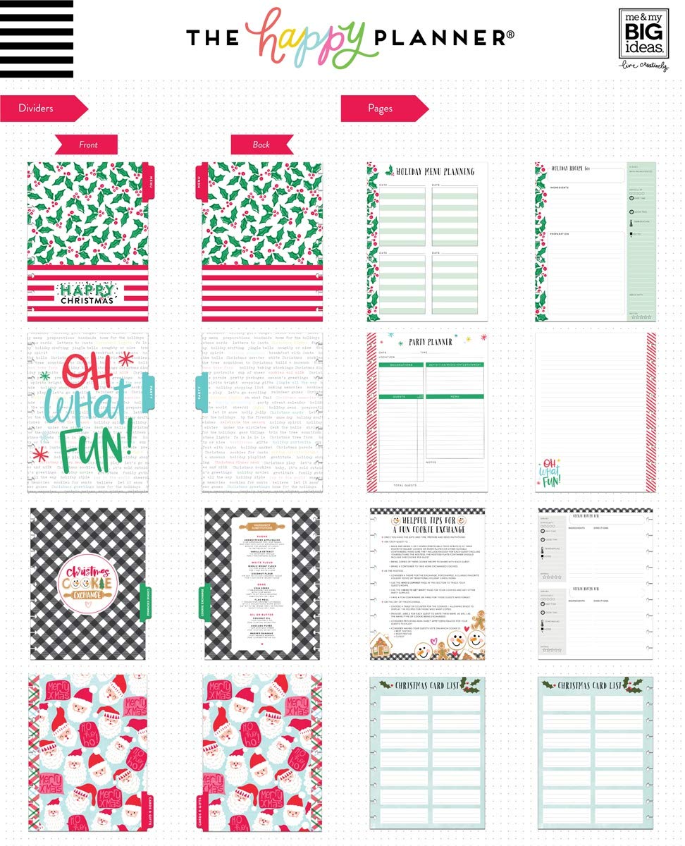 ME & MY BIG IDEAS Happy Planner EXT PK, Christmas 115/Pkg