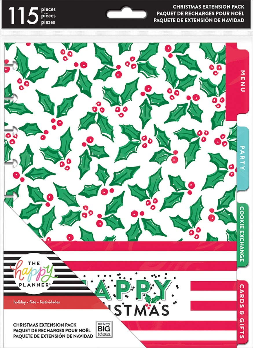 ME & MY BIG IDEAS Happy Planner EXT PK, Christmas 115/Pkg