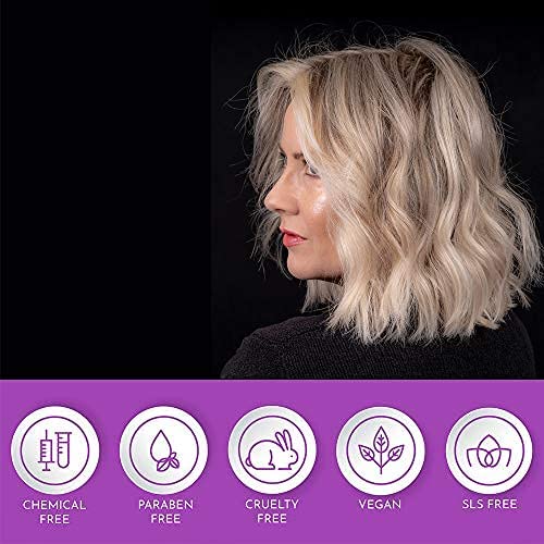 Artnaturals Purple Hair Mask for Blonde, Silver & Platinum Hair - Removes Yellow Brassy Color, Repairs Dry & Bleached Hair - Deep Conditioning Treatment Hair Moisturizer - Sulfate Free (8 Oz/226g)