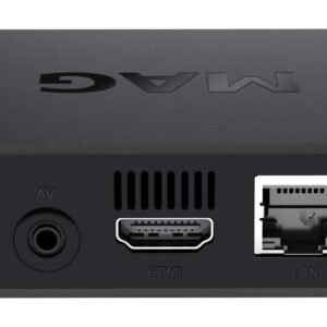 MAG 420w1 4K and HEVC Support, 512 MB RAM, 512 MB NAND, USB × 2 pcs. (3.0, 2.0), Built-in Wi-Fi, Linux OS, HDMI and RCA outputs