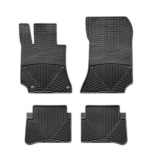 WeatherTech All-Weather Floor Mats for Mercedes E 63 AMG, E-Class, E 63 AMG S - 1st & 2nd Row (MB W212 B), Black