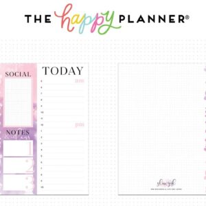 ME & MY BIG IDEAS Planner Fill Sheet, Glam Girl Social