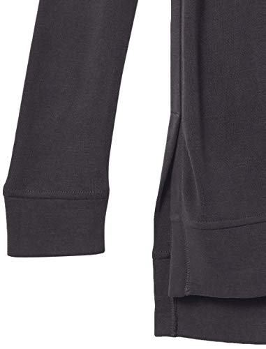 Daily Ritual Women's Sandwashed Modal Blend High-Low Sweatshirt, Black, Medium