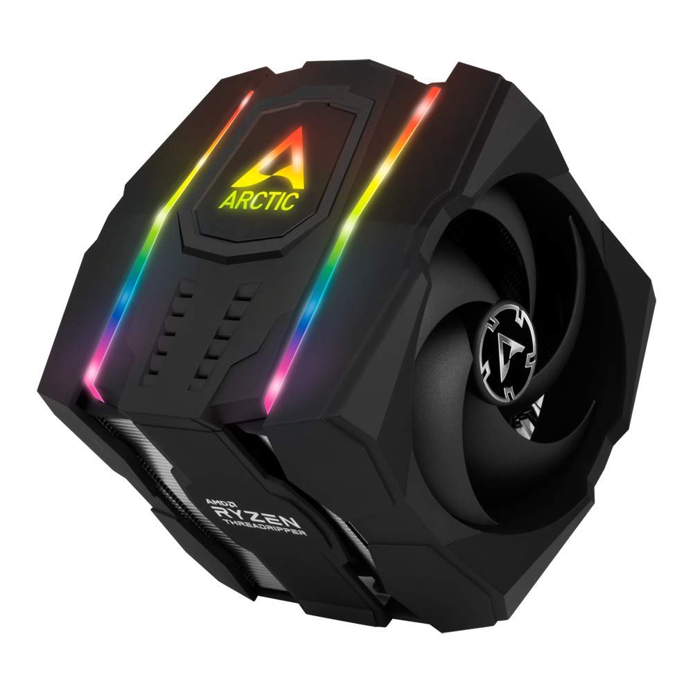 ARCTIC Freezer 50 TR - Dual Tower CPU Cooler for AMD Ryzen Threadripper SP3, sTR4, with A-RGB, Two Pressure-optimised Fans, 8 Heatpipes for Max. Performance
