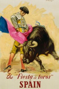 spain the fiesta de toros bullfighter matador vintage illustration travel art deco vintage french wall art nouveau 1920 french advertising vintage poster prints thick paper sign print picture 8x12