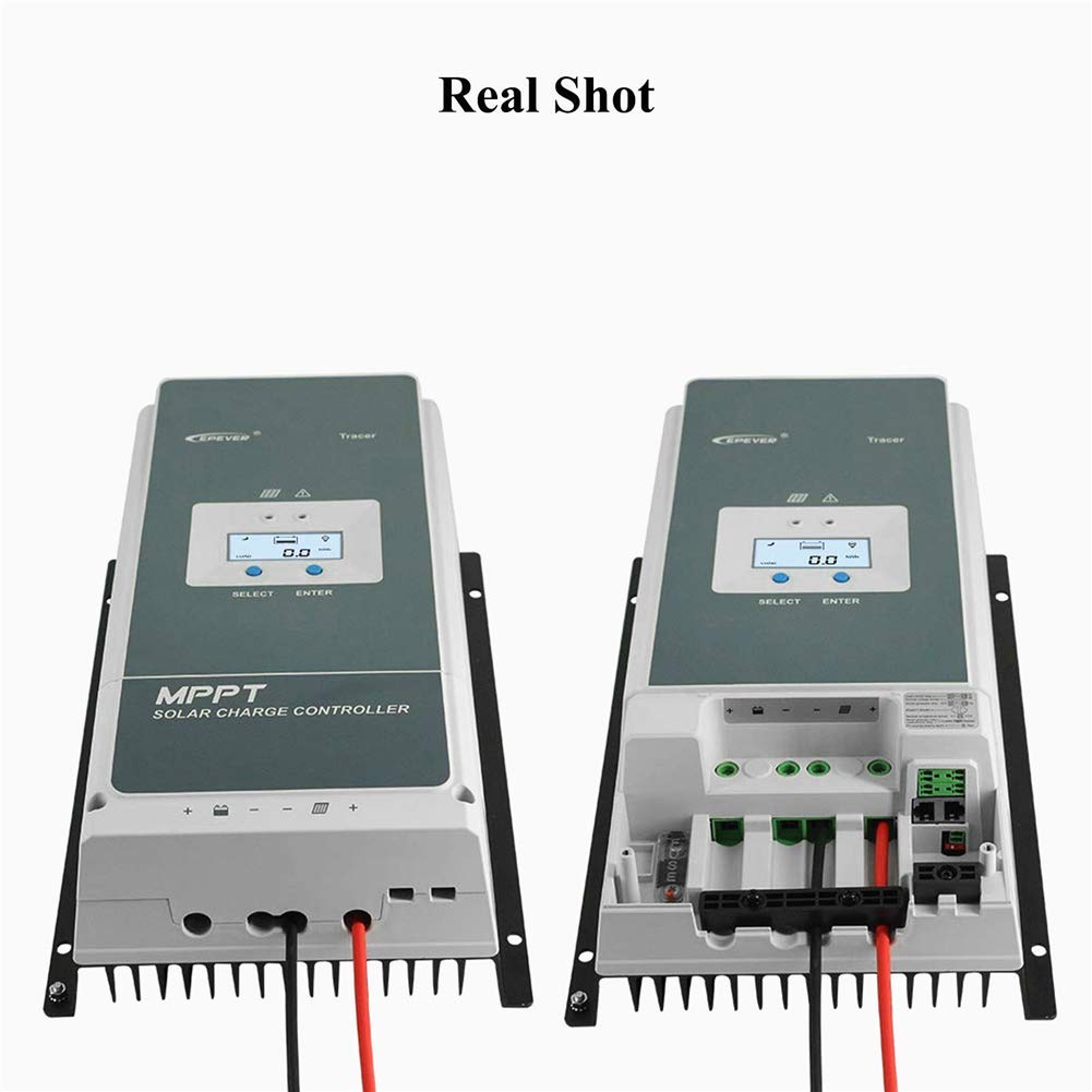 Epsolar MPPT Solar Charge Controller 50A Negative Ground 150V PV Solar Panel Charger with MT50 Remote Meter Temperature Sensor