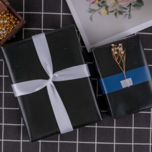 RUSPEPA Black Wrapping Paper Solid Color for Wedding, Birthday, Shower, Congrats, and Holiday - 30 inches x 32.8 feet