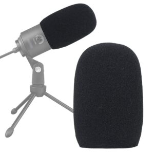 K669 Foam Mic Windscreen, Pop Filter Wind Cover Compatible with Fifine USB Condenser Recording Microphone K669, T669, K669B by SUNMON