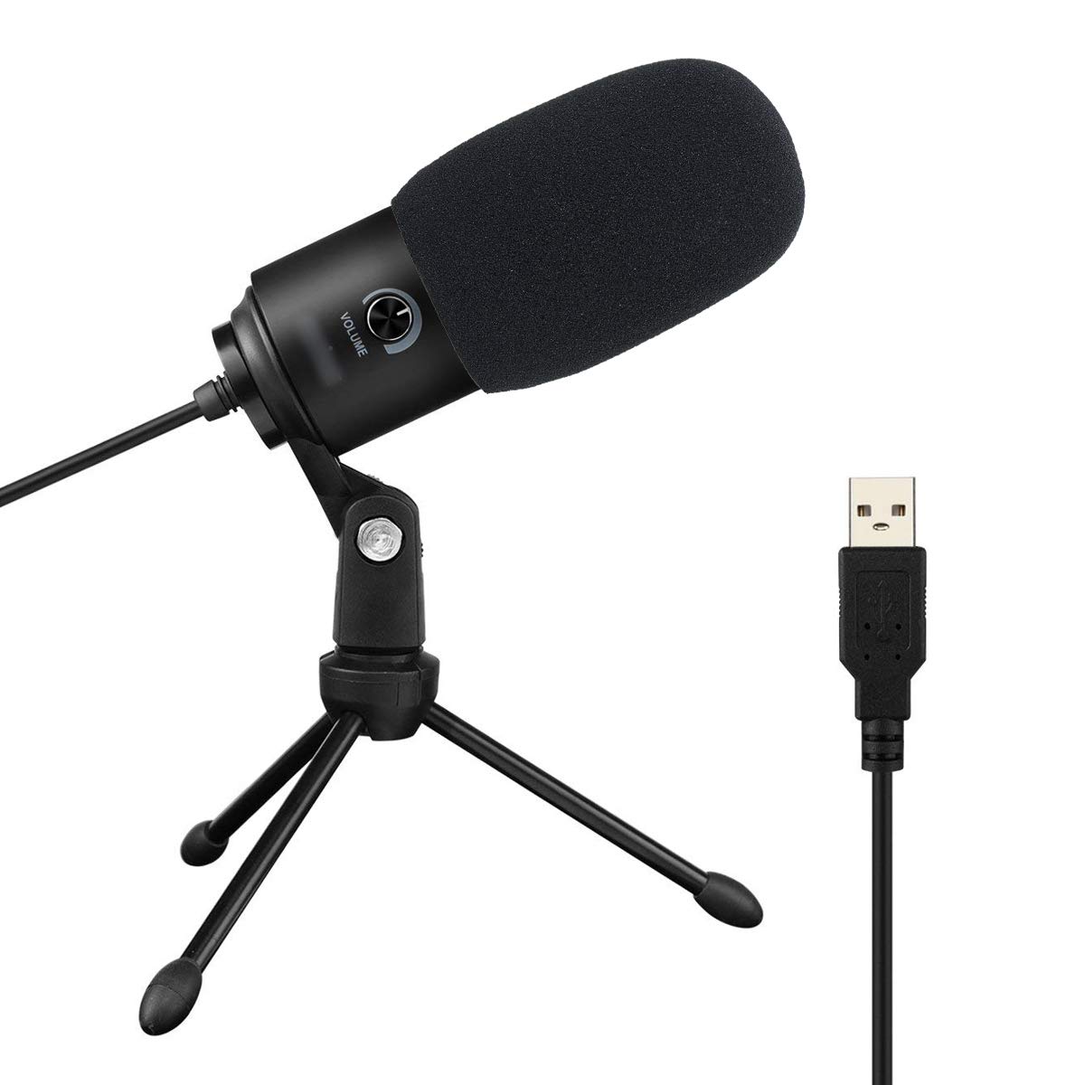 K669 Foam Mic Windscreen, Pop Filter Wind Cover Compatible with Fifine USB Condenser Recording Microphone K669, T669, K669B by SUNMON