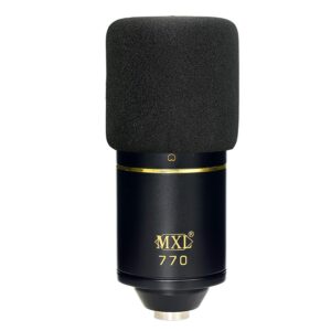 SUNMON Foam Mic Windscreen, Pop Filter Wind Cover fits MXL 770 MXL 990 Condenser Cardioid Microphone