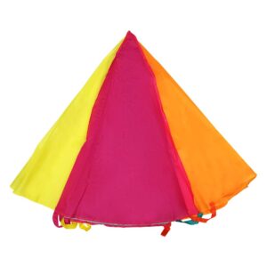 SPINFOX Play Parachute - 6ft with 8 Handles, Multicolored Indoor/Outdoor Kids Exercise Toy