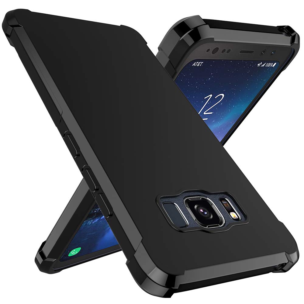 Raysmark Samsung Galaxy S8 Active Case, Ultra [Slim Thin] Scratch Resistant TPU Rubber Soft Skin Silicone Protective Case Cover for Galaxy S8 Active (Black)