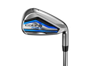 cobra golf 2020 f max iron set black-blue (men's, right hand, reg flex, 5-gw)