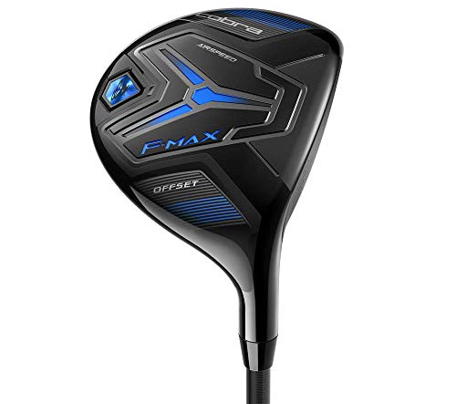 Cobra Golf 2020 F Max Complete Set Black-Blue (Men's, Right Hand, Graphite, Reg Flex, 10.5, 3W,5W,4H,5H,6-PW, SW, Putter, Bag)