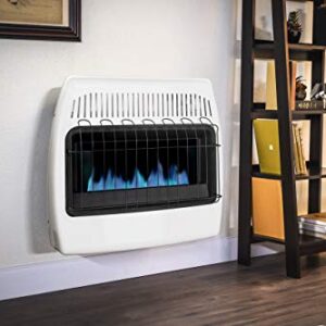 Dyna-Glo 30,000 BTU Natural Gas Blue Flame Vent Free Wall Heater, White