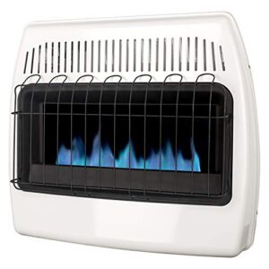 Dyna-Glo 30,000 BTU Natural Gas Blue Flame Vent Free Wall Heater, White