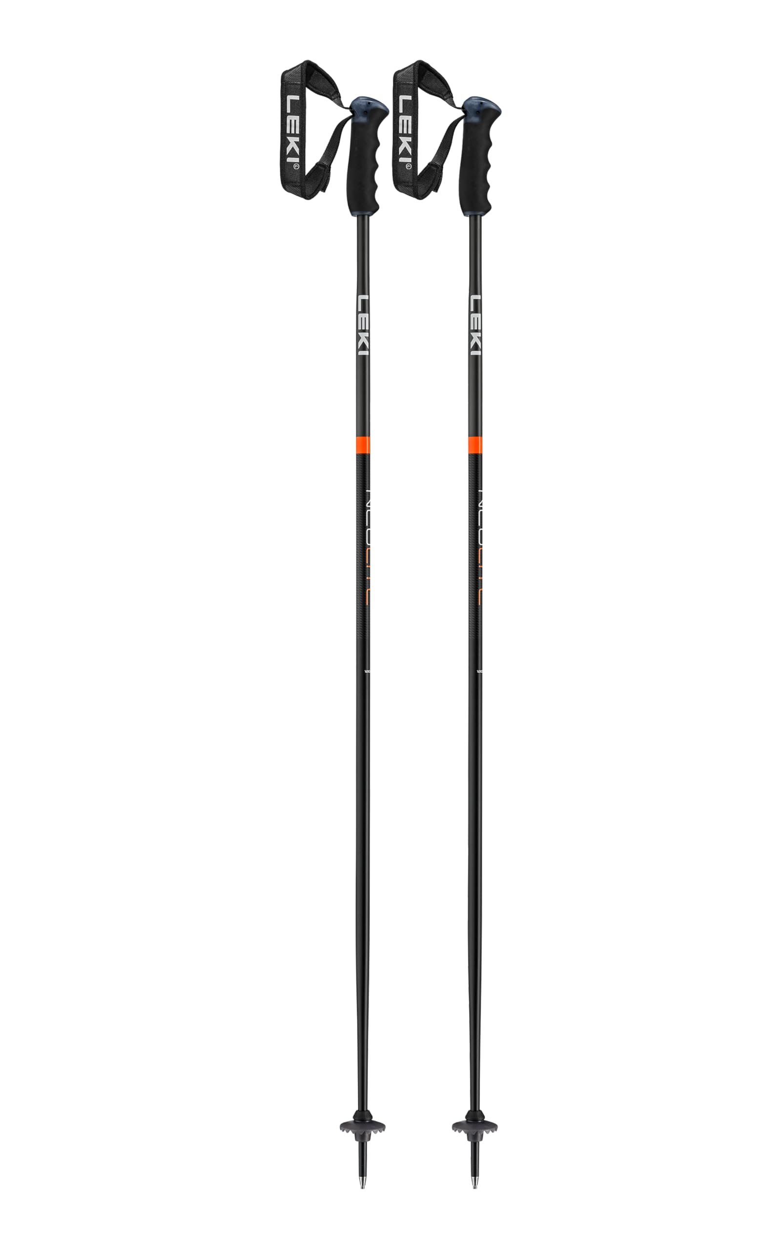 LEKI Neolite Airfoil Ski Pole Pair - Black/Green 125
