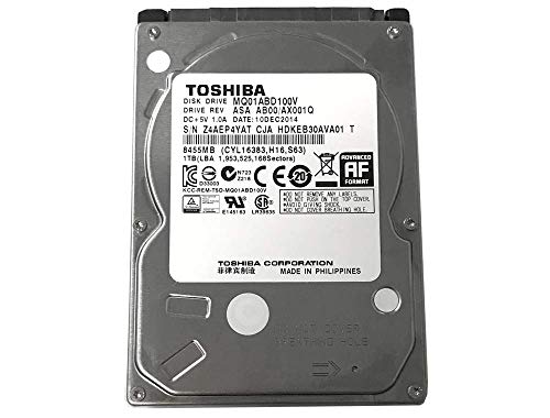 Toshiba 1TB 5400RPM 8MB Cache SATA 3.0Gb/s 2.5 inch PS3/PS4 Hard Drive - 3 Year Warranty (Renewed)