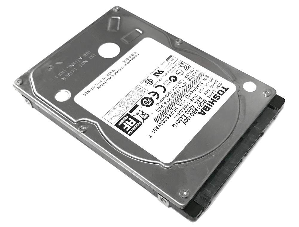 Toshiba 1TB 5400RPM 8MB Cache SATA 3.0Gb/s 2.5 inch Notebook Hard Drive (MQ01ABD100V) - 1 Year Warranty (Renewed)