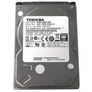 Toshiba 1TB 5400RPM 8MB Cache SATA 3.0Gb/s 2.5 inch Notebook Hard Drive (MQ01ABD100V) - 1 Year Warranty (Renewed)