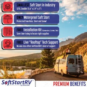 SoftStartRV Soft Start for RV Air Conditioner, RV AC Soft Start Kit for Air Conditioner, Easy Start Even with a Small Generator, 100% Waterproof, Trailer Camper, Motorhome HVAC -NetworkRV