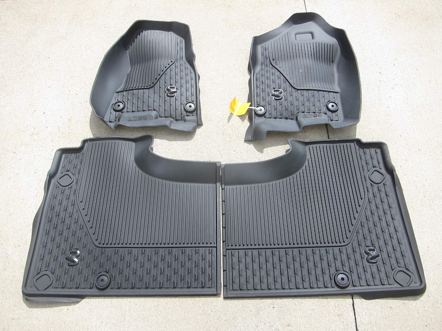 Ram 1500 DT (New Body Style) Crew Cab All Weather Mats New Mopar OEM