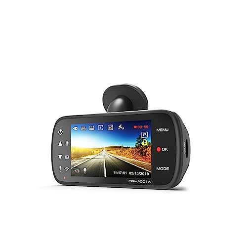 Kenwood DRV-A501WDP 3" HD Dashcam with Wi-Fi