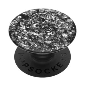 ​​​​popsockets: phone grip with expanding kickstand, pop socket for phone - silver foil confetti