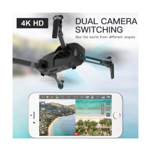 DRONE-CLONE XPERTS Drone X Pro LIMITLESS 2 with GPS Auto Return Home, 5G WiFi FPV, 4K UHD Dual Camera, Brushless Motors, Follow Me, 25 Mins Flight Time, Long Control Range Quadcopter