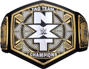 wwe authentic wear nxt tag team championship replica title belt multi