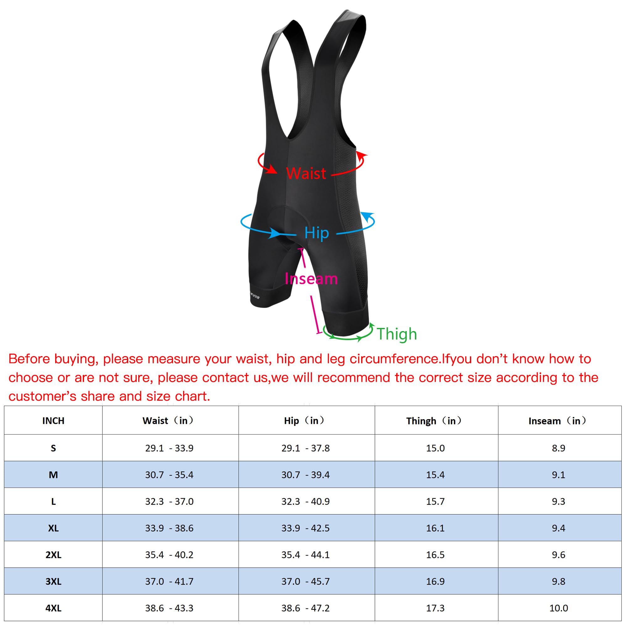 Cycling Shorts 6 Hour 500KM Ride Cycling Bib Shorts 3D Gel Padded Men's Cycling Bib Tights Shockproof Pro Team Bike Shorts Black