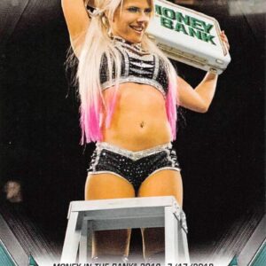 2019 Topps WWE Women's Division #77 Alexa Bliss Becomes Ms. Money in the Bank Wrestling Trading Card