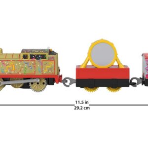 Fisher-Price Thomas & Friends Trackmaster Golden Thomas, Motorized Train Engine for Preschoolers Ages 3 Years & Older