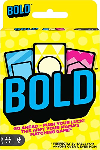 Mattel Games Bold Family Card Game, Matching Game for 7 Year Olds and Up, with 112 Cards and Instructions, Multi