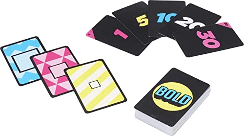 Mattel Games Bold Family Card Game, Matching Game for 7 Year Olds and Up, with 112 Cards and Instructions, Multi