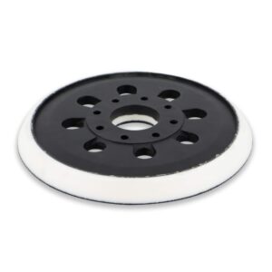 5" 8 Hole Hook and Loop Hard Sanding Backing Pad Replacement for Bosch RS035 - Fits ROS10 and ROS20VS Sanders