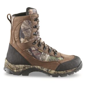 Guide Gear Hunting Boots for Men Waterproof Country Pursuit 9" MOBU Country 12D (Medium)